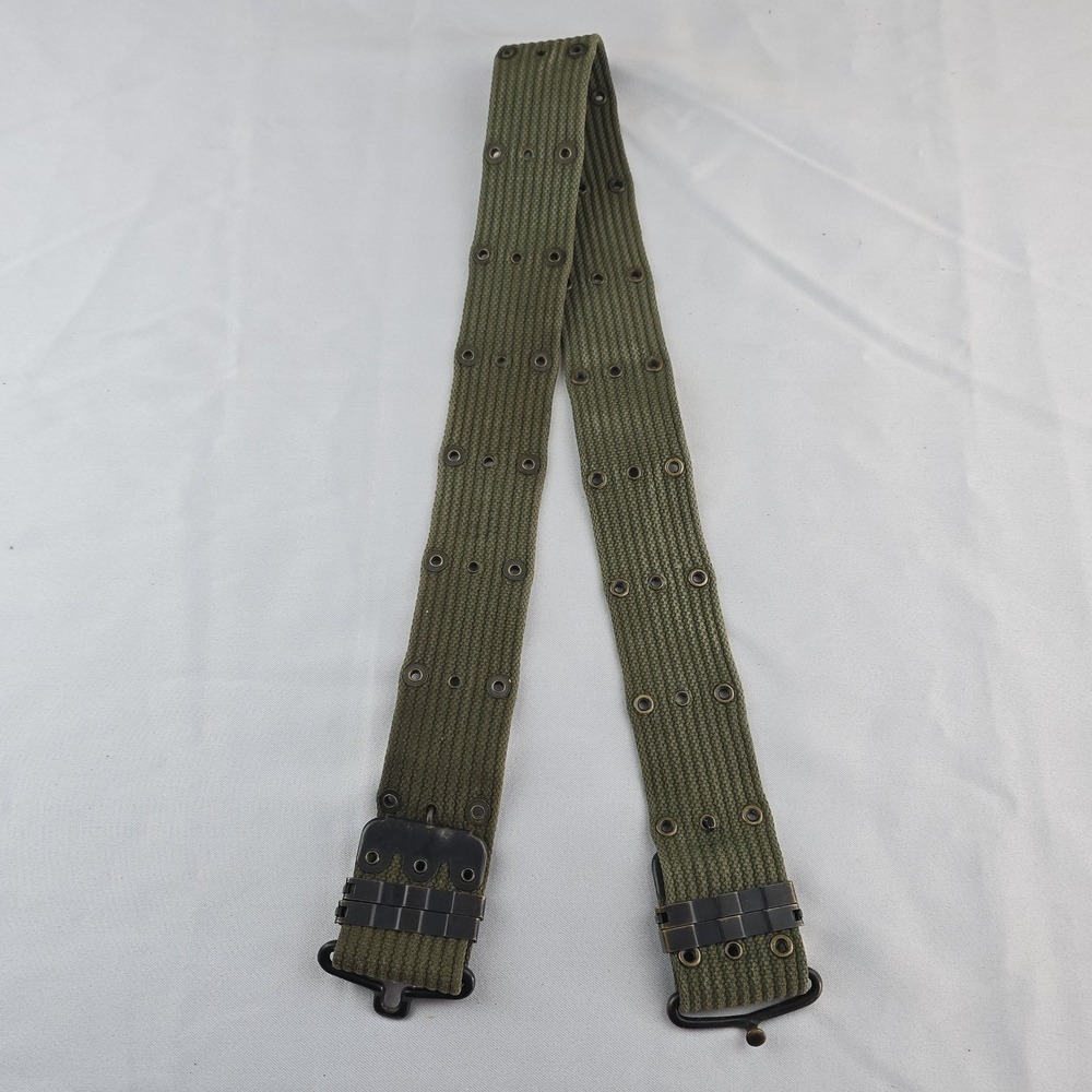 Vietnam War USGI M1956 Pistol Belt Large Early Horizontal Weave OD Web